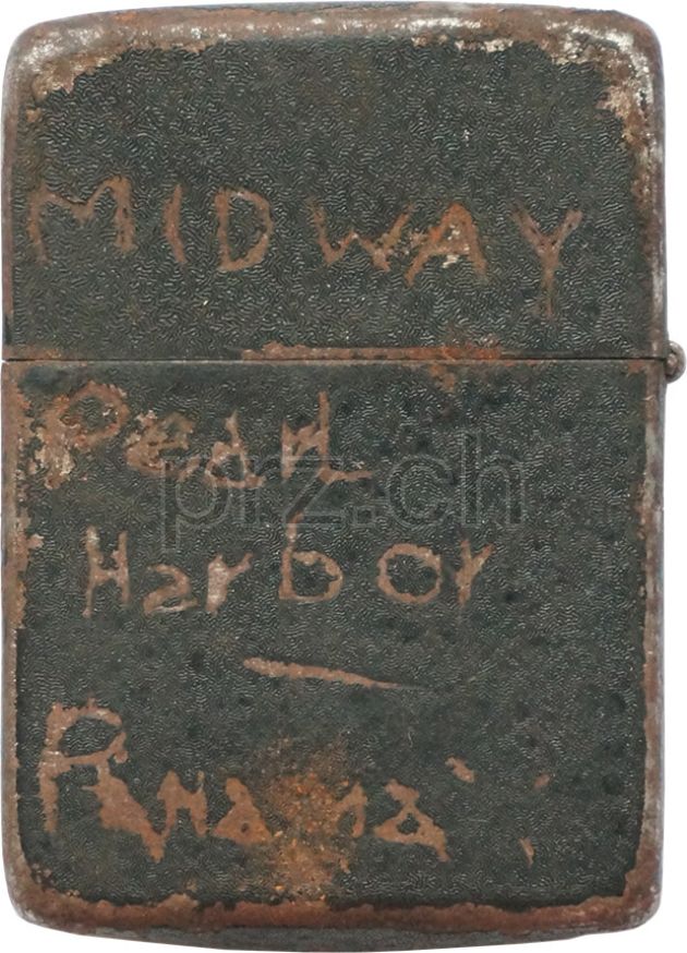 Vorderseite von U.S. Navy «U.S.S. Aegier» & «U.S.S. Pelias» – Submarine Tenders, Modell four barrel hinge, flat bottom, Jahr 1942 - 43, Bild 2