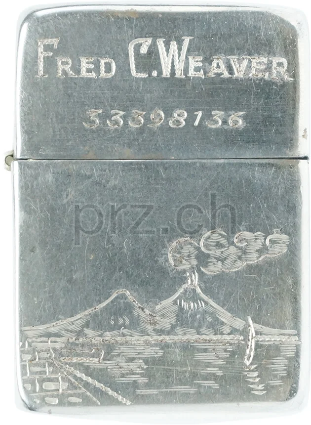 Vorderseite von U.S. 88th Infantry Division – «Blue Devils», Modell five barrel hinge (fixed after war), round bottom, Jahr 1943 - 45, Bild 1